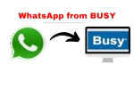 Busy on Whatsapp